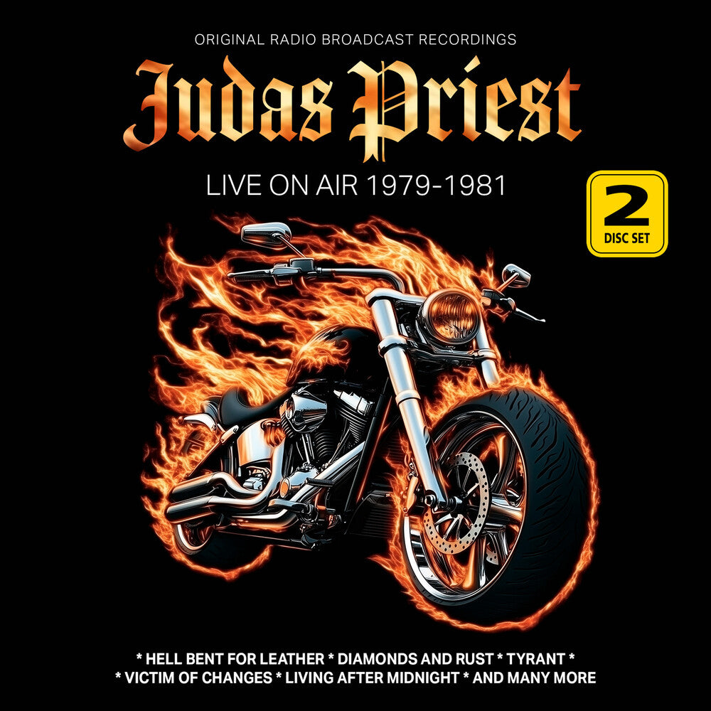 the album cover for Judas Priest - Live On Air 1979-1981
