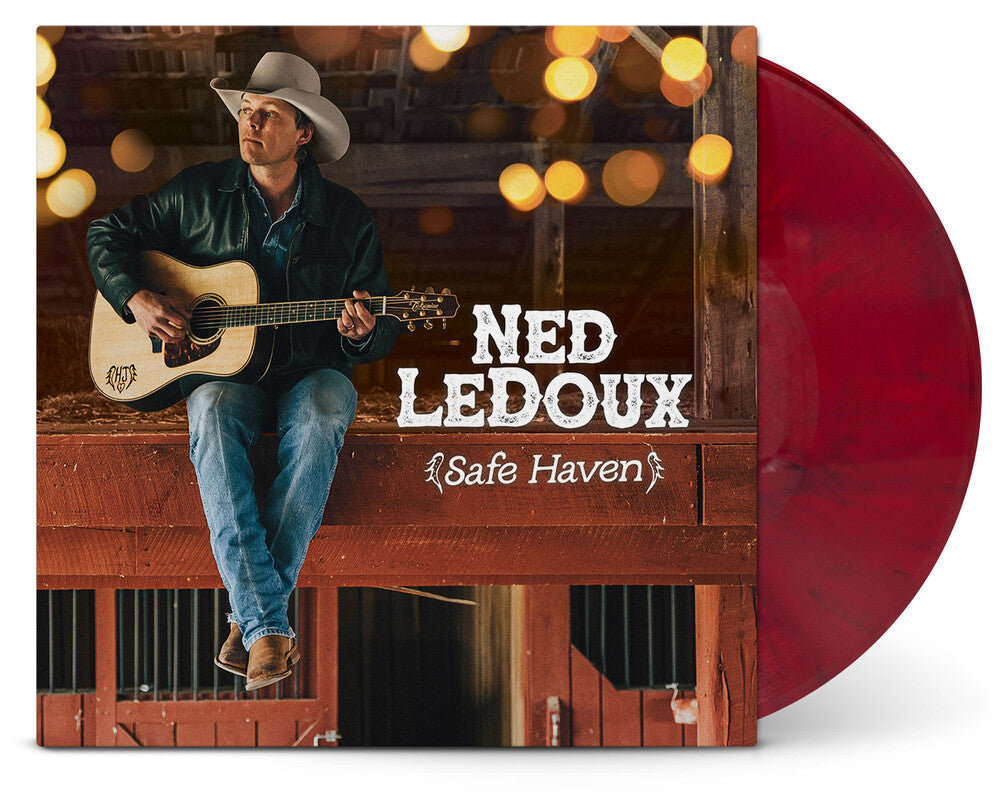 the album cover for Ned LeDoux - Safe Haven [LP Maroon with Black Swirl]