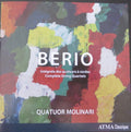 the album cover for Berio / Quatuor Molinari - Berio: Integrale Des Quatuors A Cordes (Can)