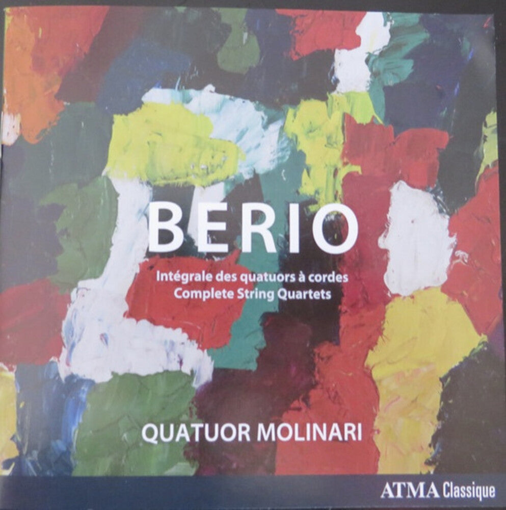 the album cover for Berio / Quatuor Molinari - Berio: Integrale Des Quatuors A Cordes (Can)