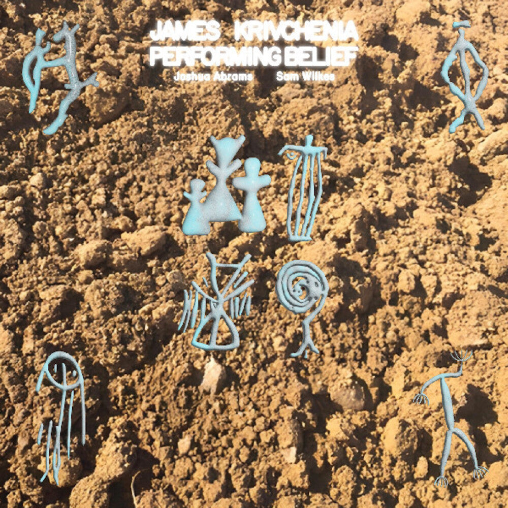 the album cover for James Krivchenia - Performing Belief (Blue) [Colored Vinyl]