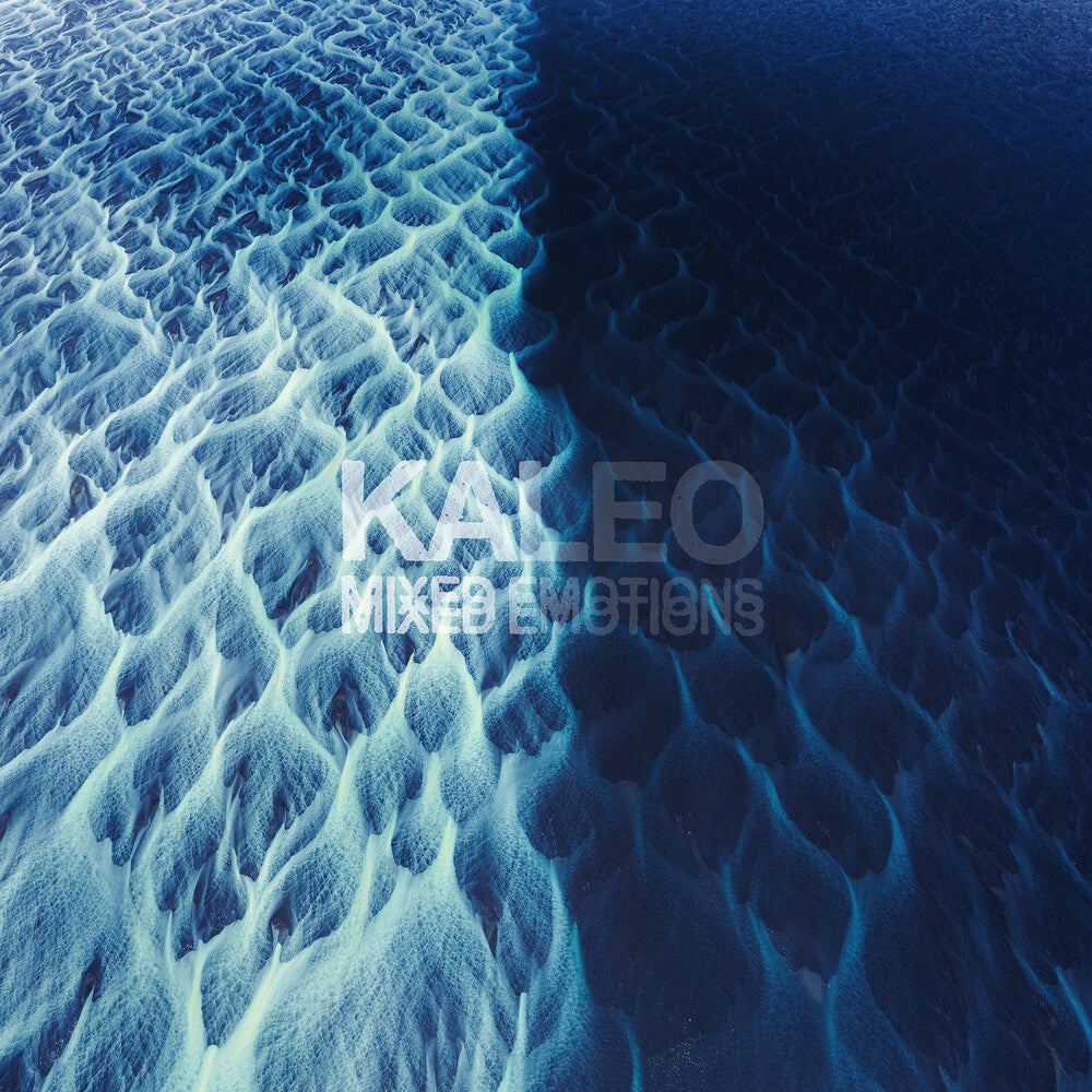 the album cover for Kaleo - Mixed Emotions (Blk) (Blue) [Clear Vinyl]