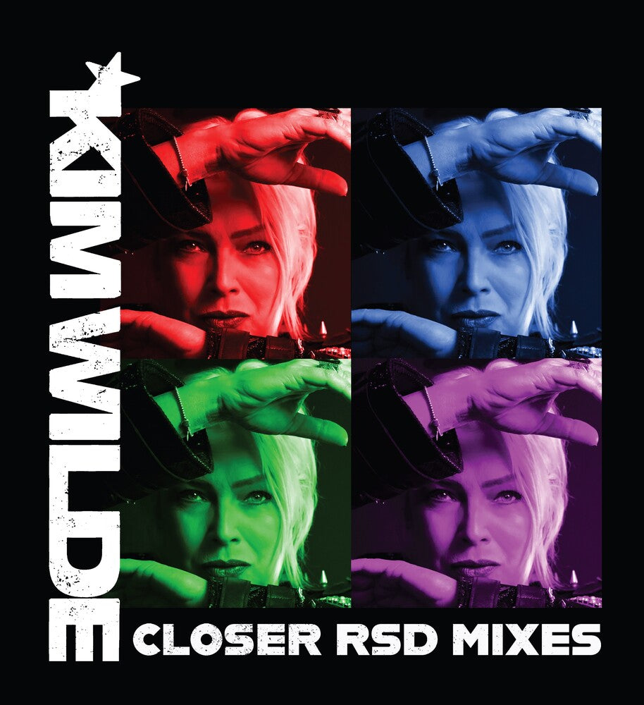 the album cover for Kim Wilde - Closer Rsd Mixes (10in) [Clear Vinyl] (Red) (Spla)