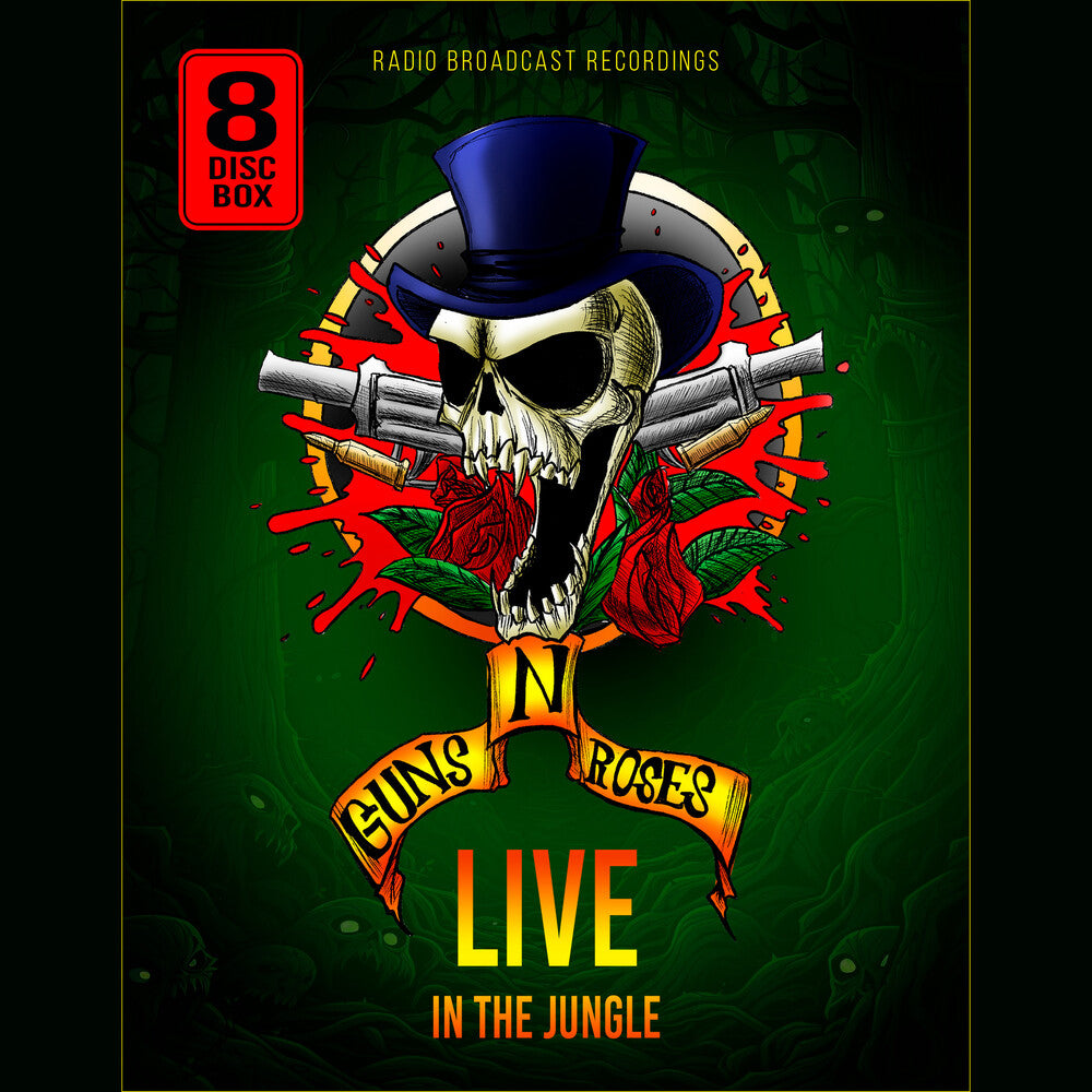 the album cover for Guns N Roses - Live In The Jungle / Radio Broadcast (Box)