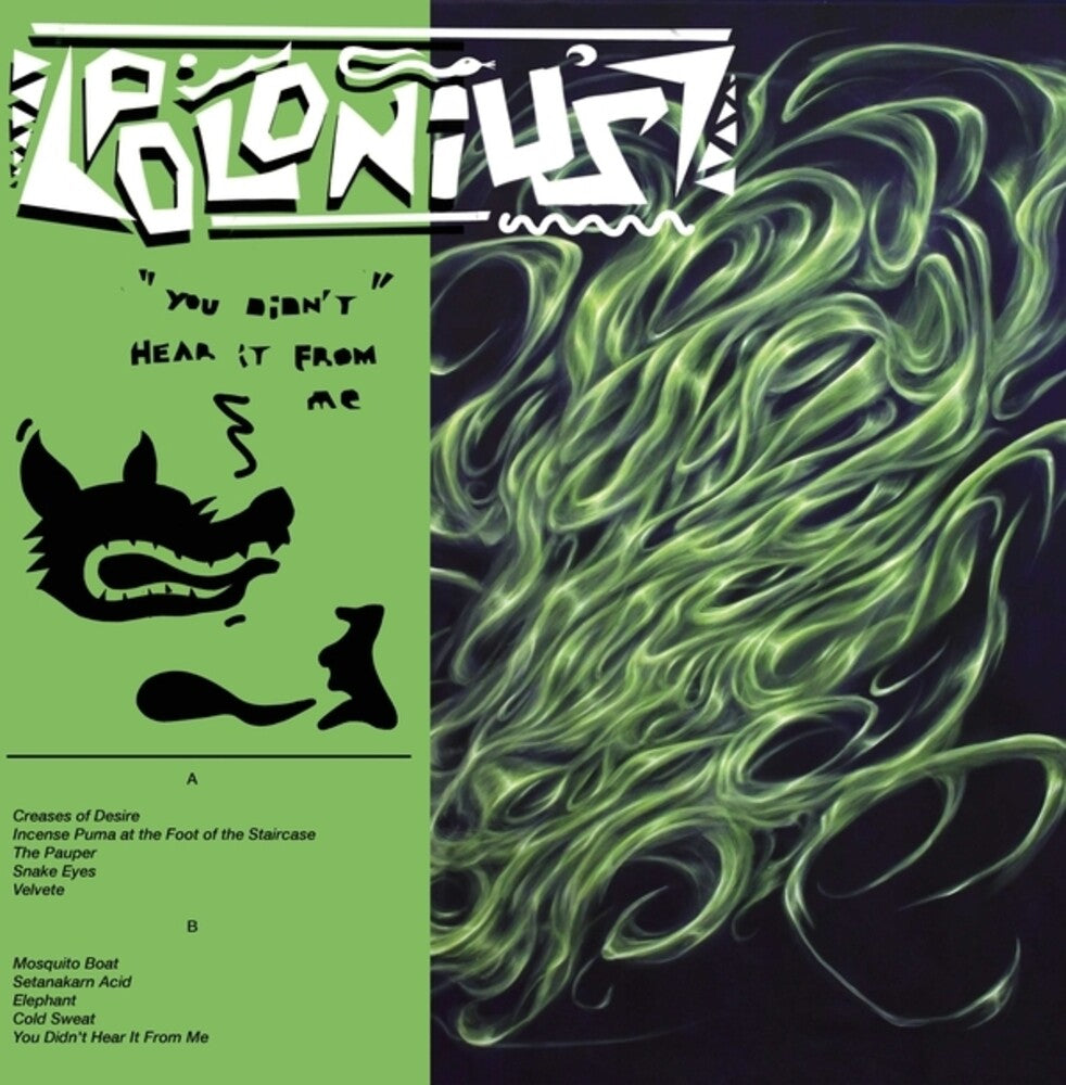 the album cover for Polonius - You Didn't Hear It From Me