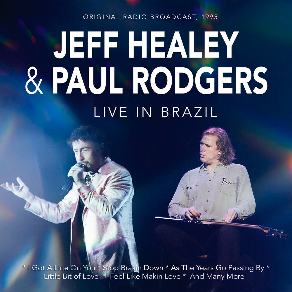the album cover for Paul Rodgers  / Healey,Jeff - Live In Brazil 1995