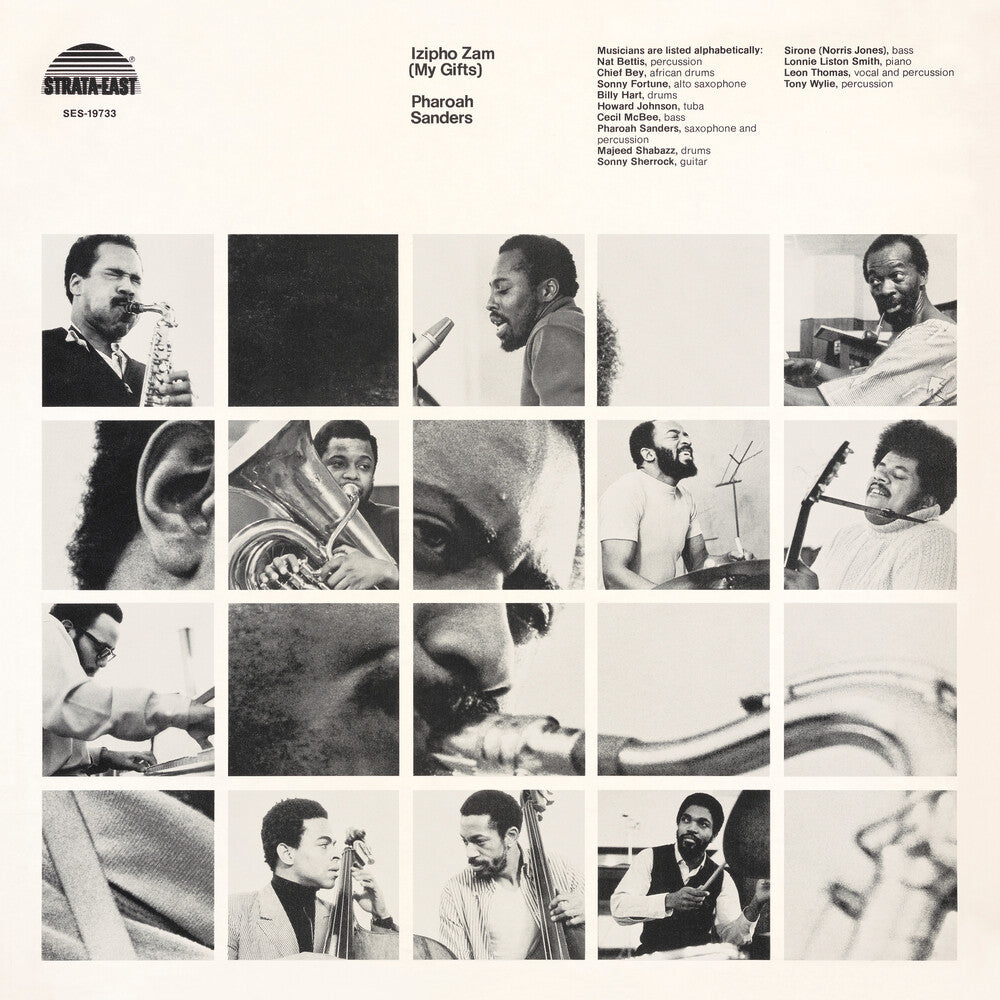 the album cover for Pharoah Sanders - Izipho Zam (My Gifts)