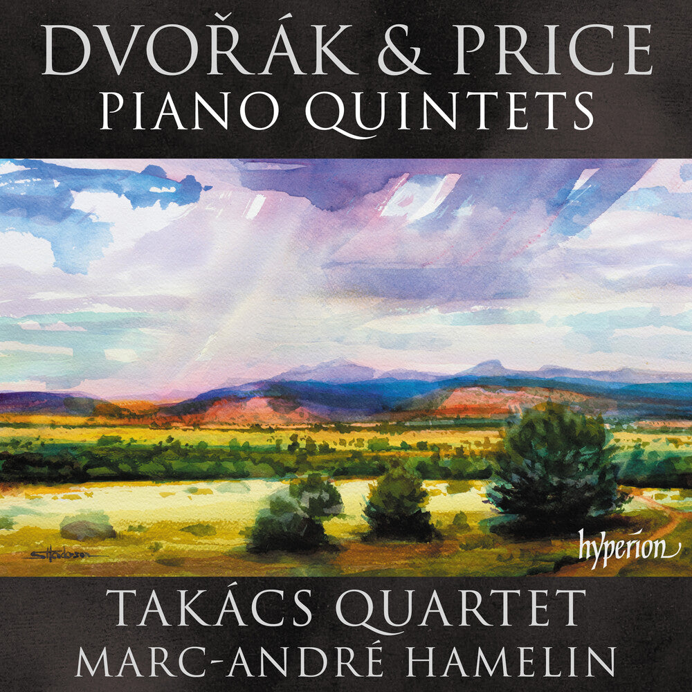 the album cover for Takacs Quartet - Dvorak & Price: Piano Quintets
