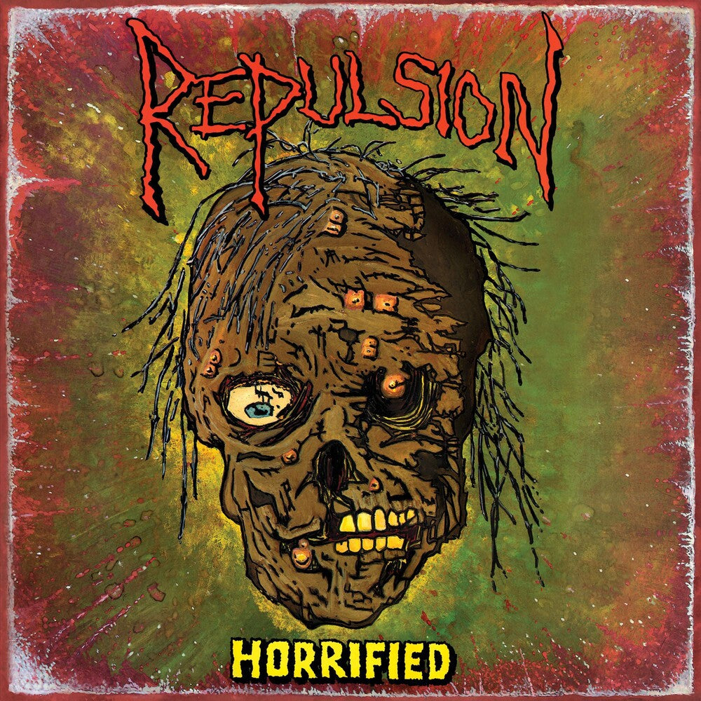 the album cover for Repulsion - Horrified - [LP Translucent Green]