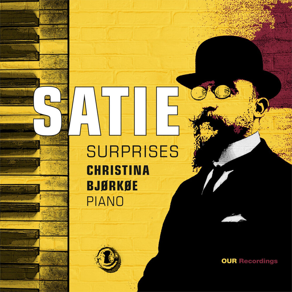 the album cover for Christina Bjorkoe - Satie Surprises