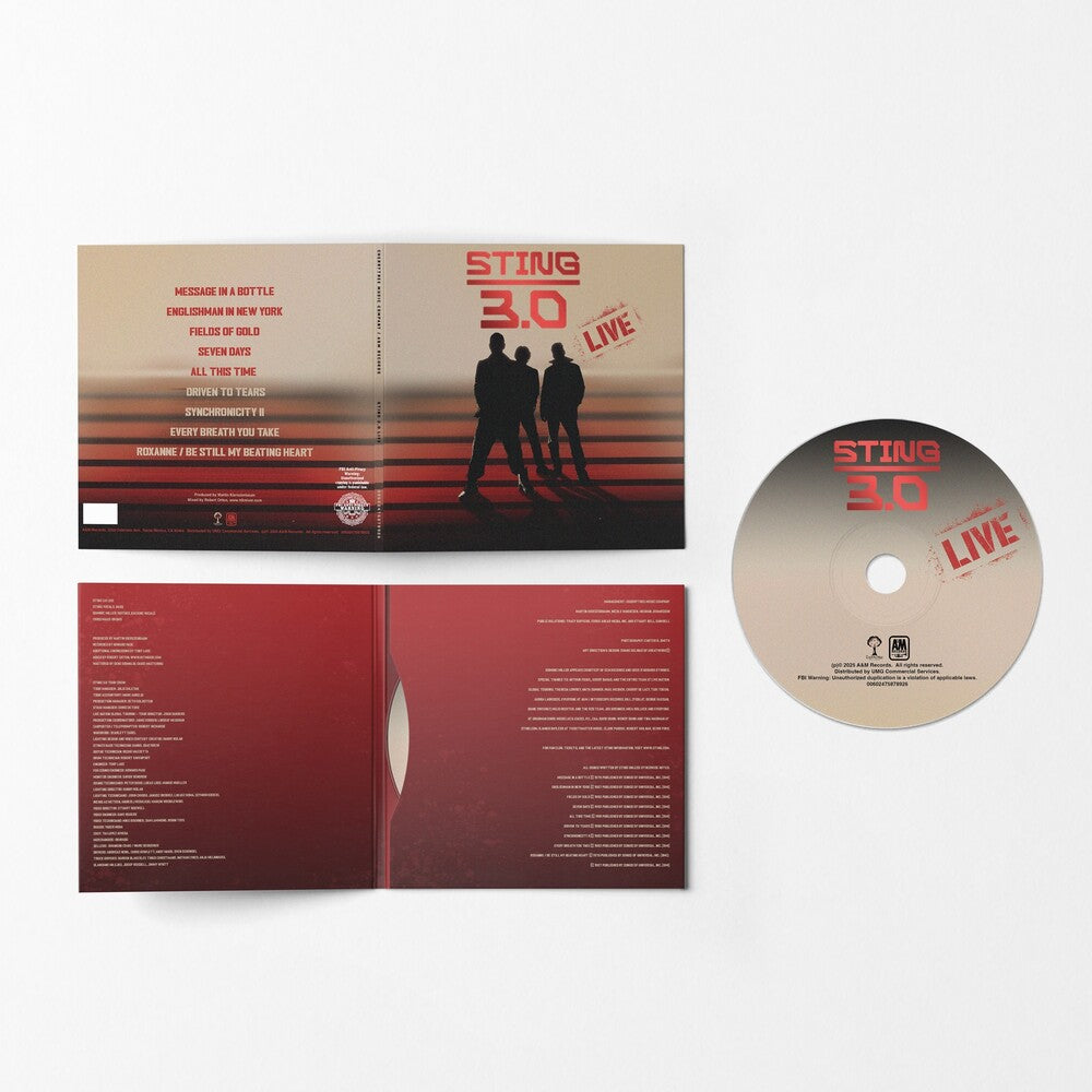 the album cover for Sting - Sting 3.0 Live