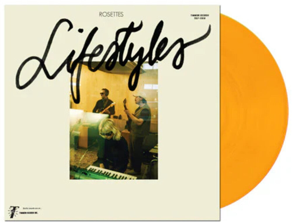 the album cover for Rosettes - Lifestyles - Translucent Orange Colored Vinyl
