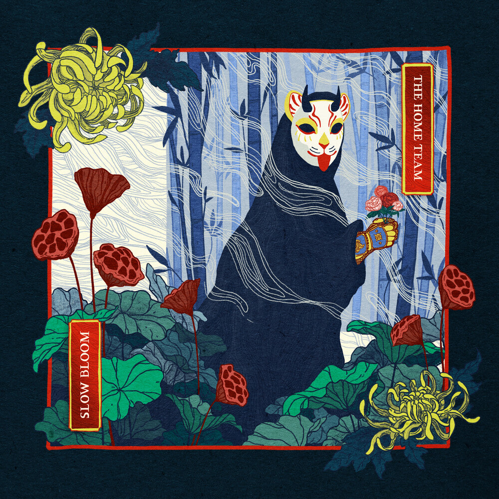 the album cover for Home Team - Slow Bloom