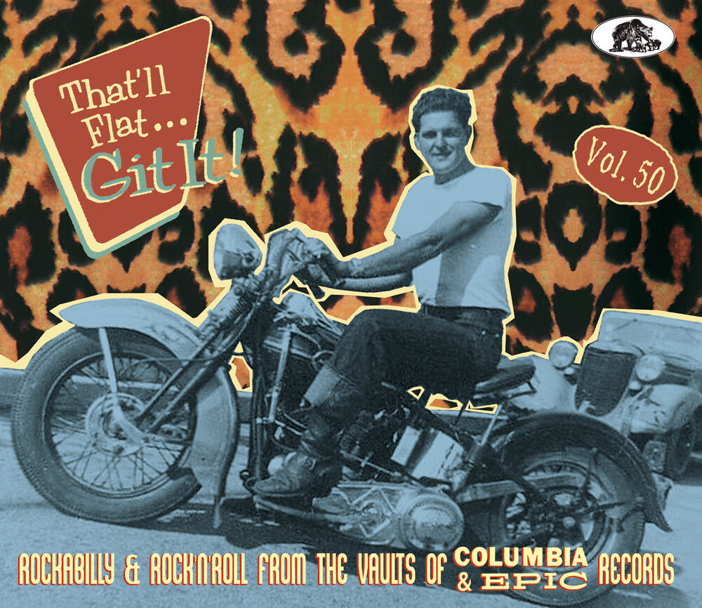 the album cover for That'll Flat Git It! Vol. 50: Rockabilly / Various - That'll Flat Git It! Vol. 50: Rockabilly / Various