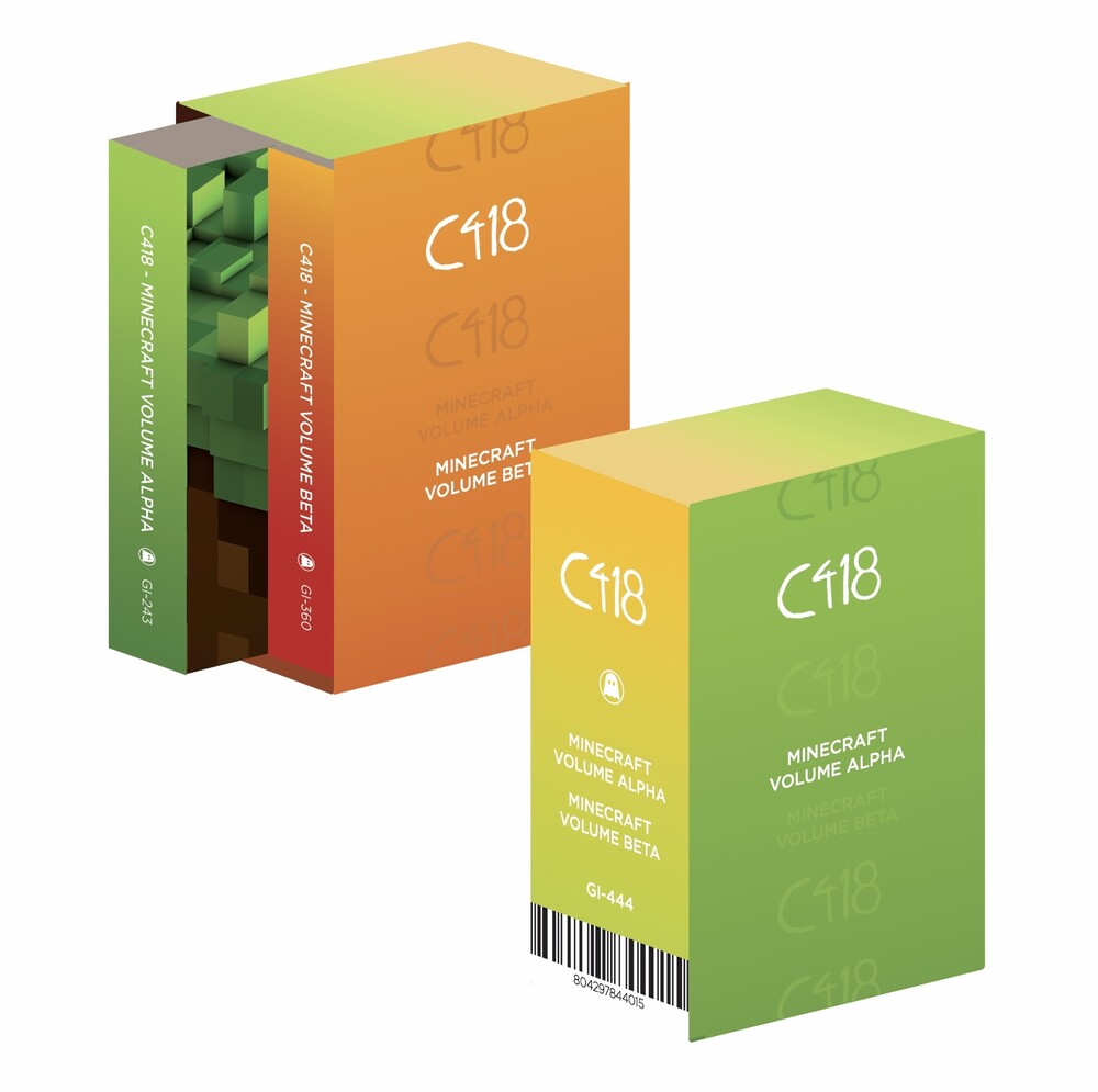 the album cover for C418 - Minecraft Alpha Beta