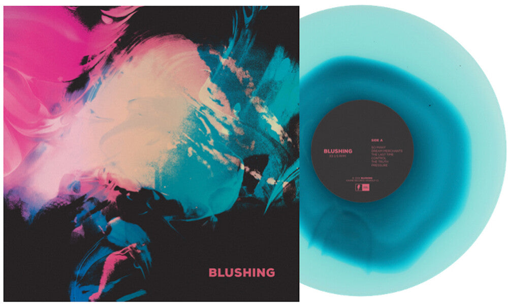 the album cover for Blushing - Blushing (Blue) [Colored Vinyl]