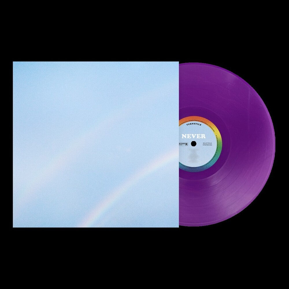 the album cover for Turnstile - NEVER ENOUGH [Indie Exclusive Periwinkle LP]