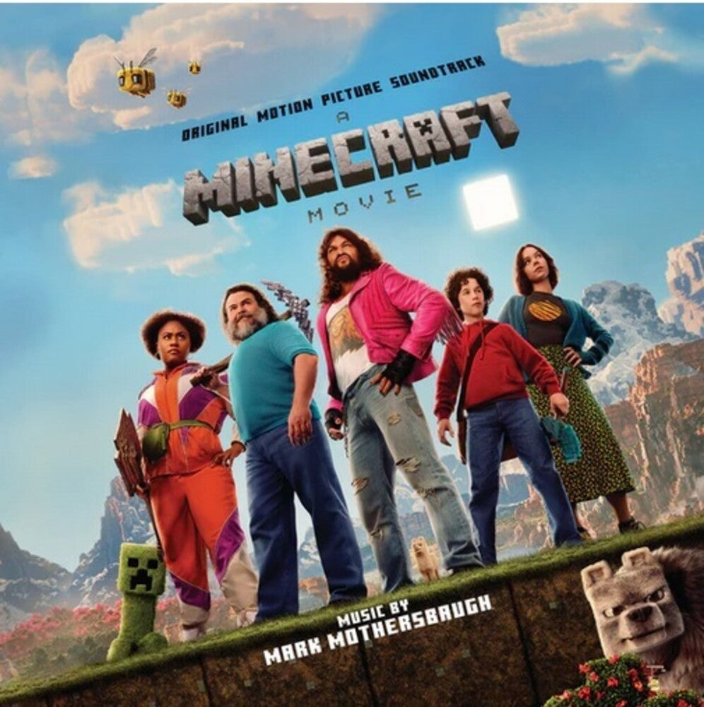 the album cover for Minecraft Movie - O.S.T. (Blue) (Colv) (Ltd) - Minecraft Movie - O.S.T. (Blue) [Colored Vinyl] [Limited Edition]