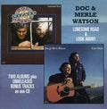 the album cover for Doc Watson & Merle Watson - Lonesome Road and Look Away