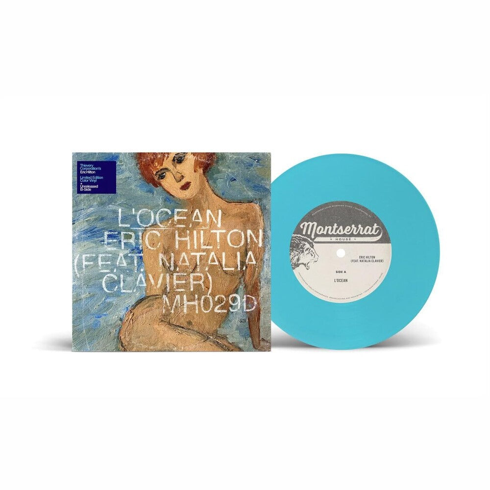 the album cover for Eric Hilton - L'ocean [Blue Colored Vinyl]