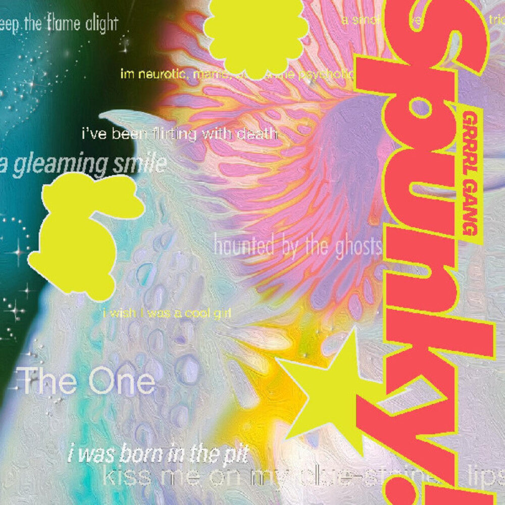 the album cover for Grrrl Gang - Spunky!