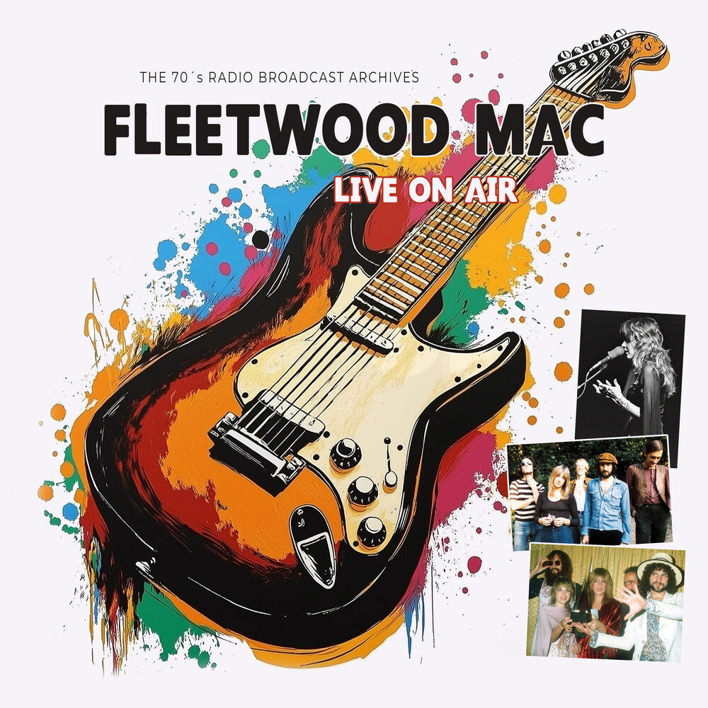 the album cover for Fleetwood Mac - LIVE ON AIR