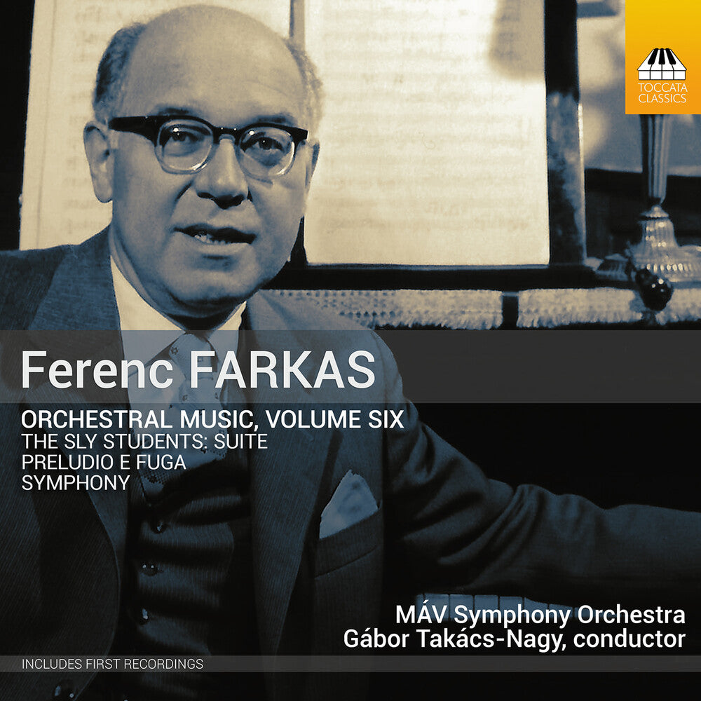 the album cover for Mav Symphony Orchestra / Farkas - Ferenc Farkas: Orchestral Music Vol. 6