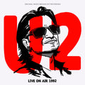 the album cover for U2 - Live On Air 1992