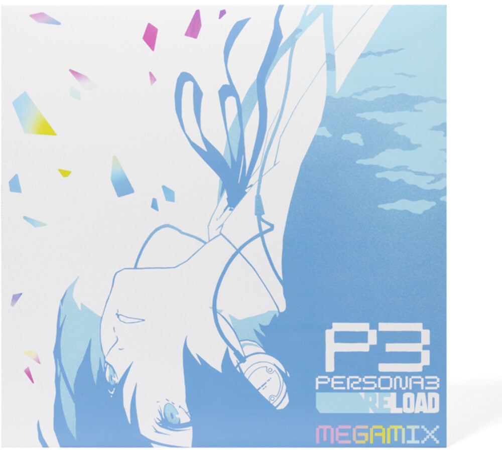 the album cover for Atlus Sound Team (Blue) (Colv) - Persona 3 Reload Megamix - O.S.T. (Blue) [Colored Vinyl]