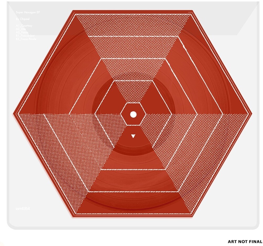 the album cover for Chipzel (Colv) (Ep) (Dlcd) - Super Hexagon - O.S.T. [Colored Vinyl] (Ep) [Download Included]