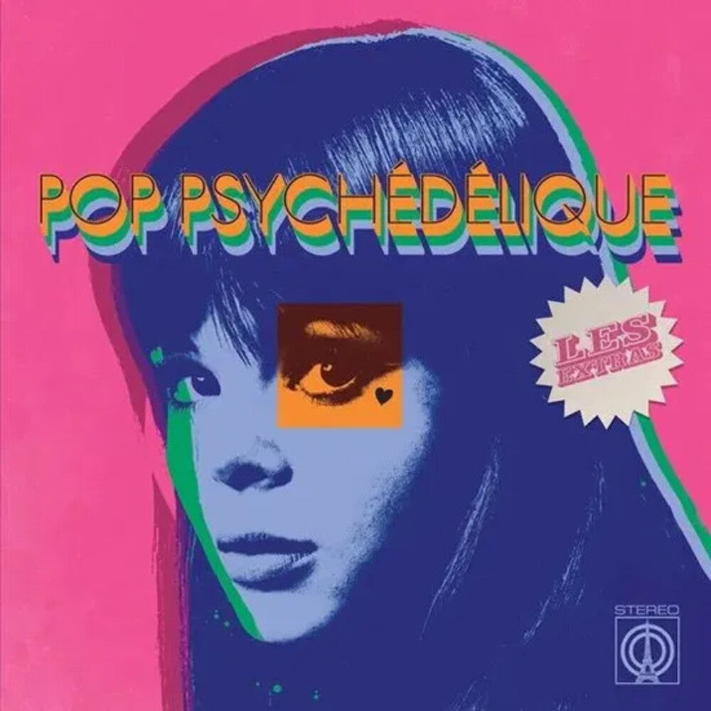 the album cover for Various Artists - Pop Psychedelique: Les Extras  [RSD 2025]