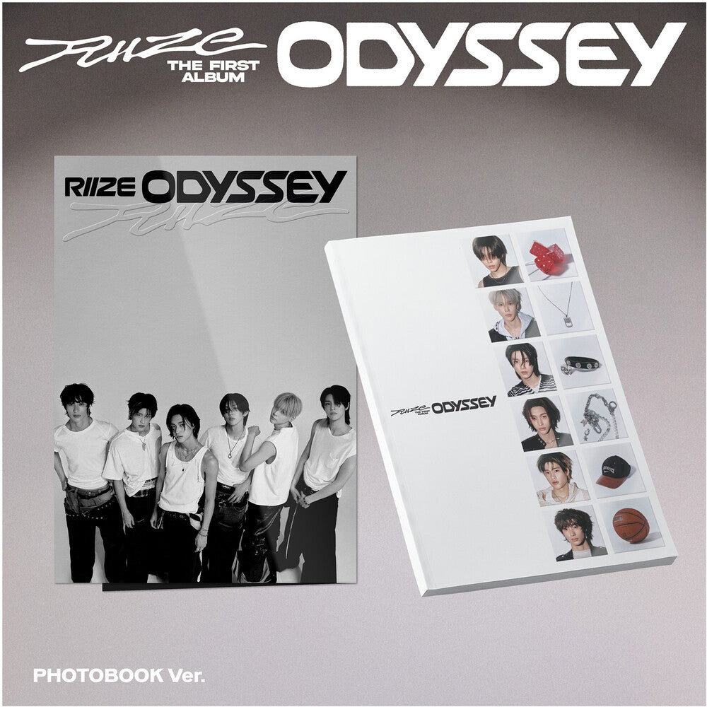 the album cover for Riize - Riize The 1st Album 'odyssey' (Photo Book) (Stic)