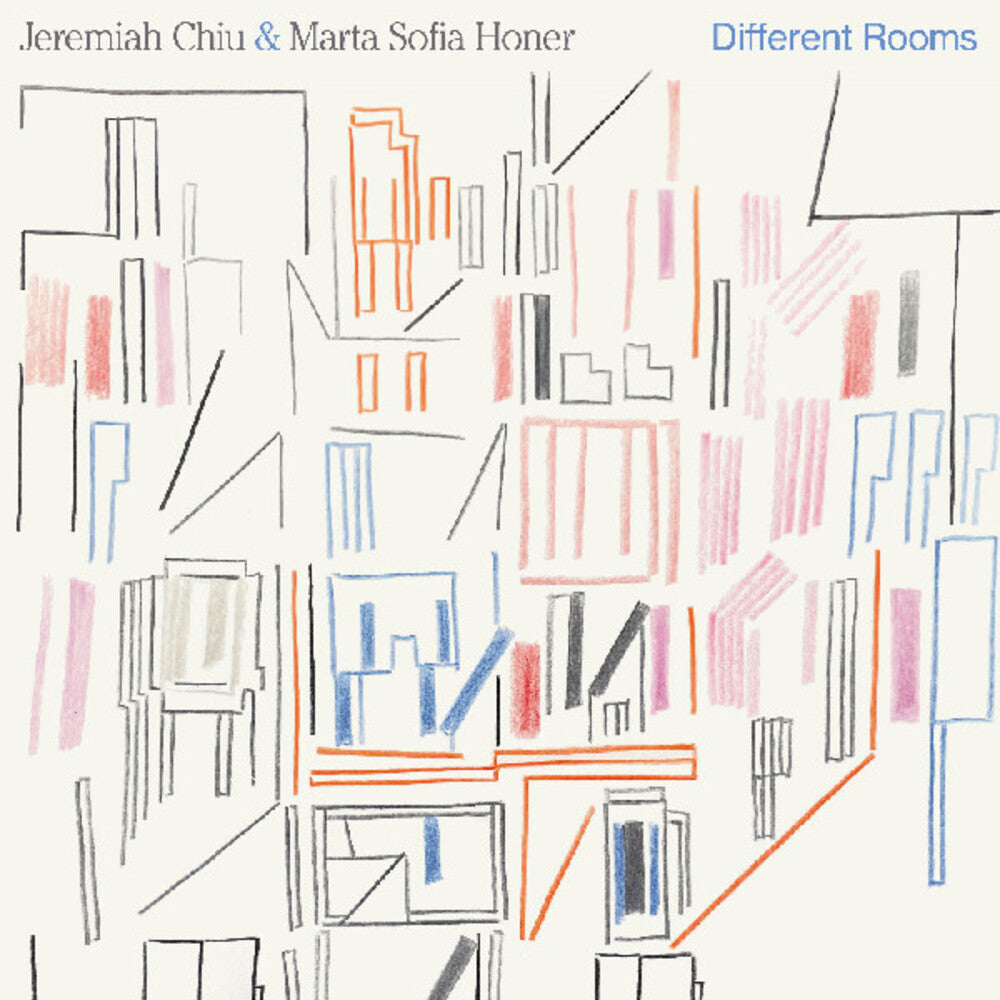the album cover for Jeremiah Chiu  & Honer,Marta Sofia - Different Rooms [Colored Vinyl]