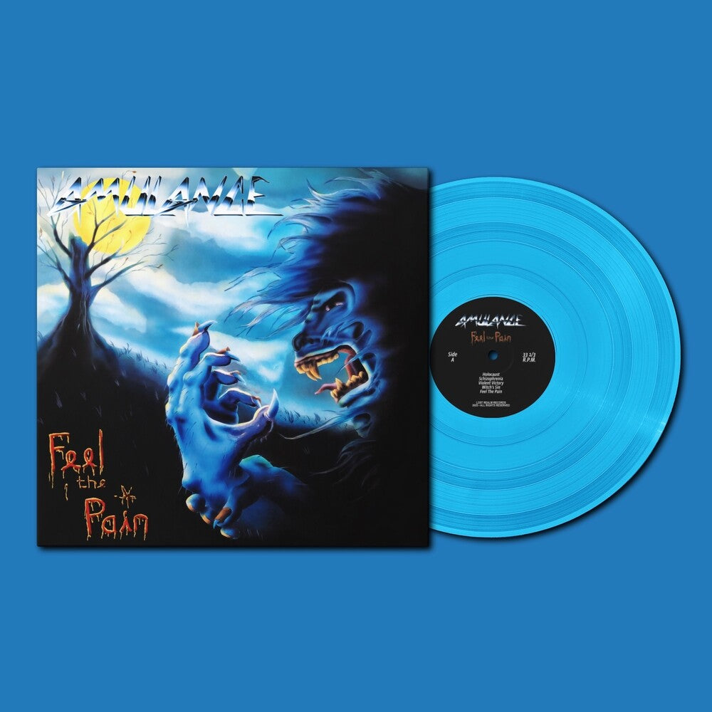 the album cover for Amulance - Feel The Pain - Cyan [Colored Vinyl] (Cyn) [Limited Edition] (Post)
