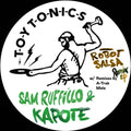 the album cover for Sam Ruffillo  / Kapote - Robot Salsa Remix Ep (Ep)