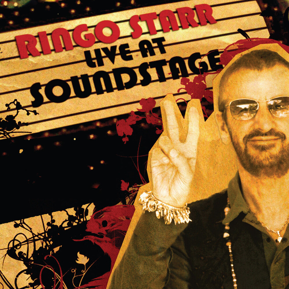 the album cover for Ringo Starr - Live At Soundstage (Burg) [Colored Vinyl] [Limited Edition]