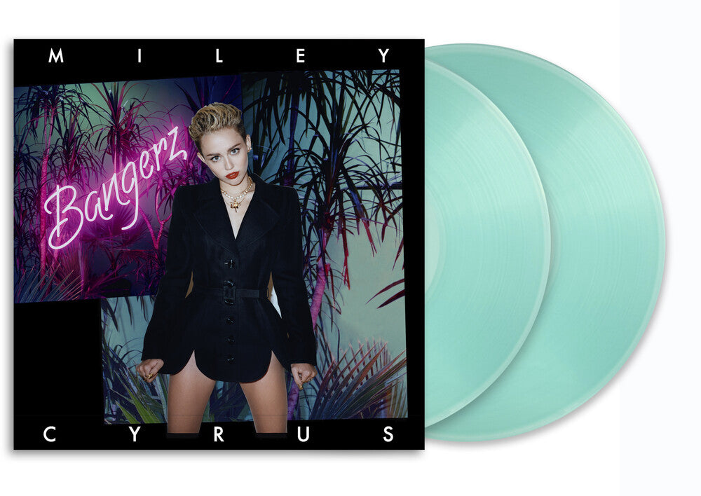 the album cover for Miley Cyrus - Bangerz (Bonus Track) [Colored Vinyl] (Aniv) (Phot)