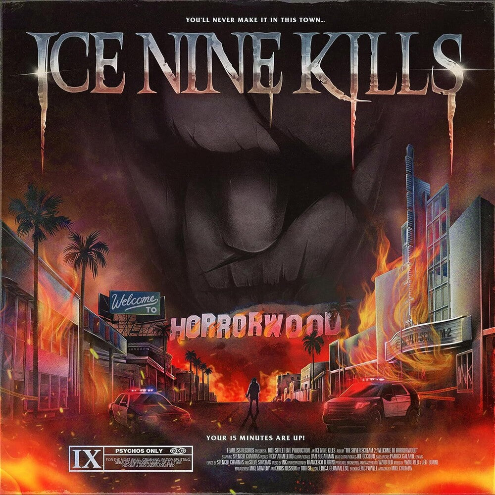 the album cover for Ice Nine Kills - Welcome To Horrorwood: Under Fire (Deluxe Edition)