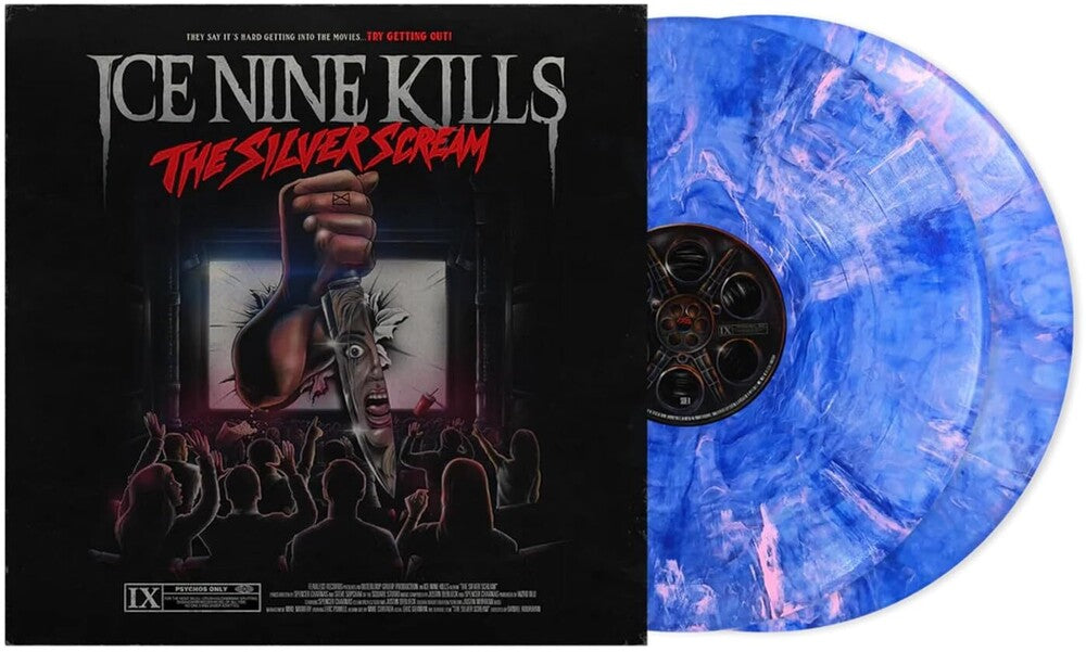 the album cover for Ice Nine Kills - The Silver Scream [Boy In The Lake Blue 2LP]