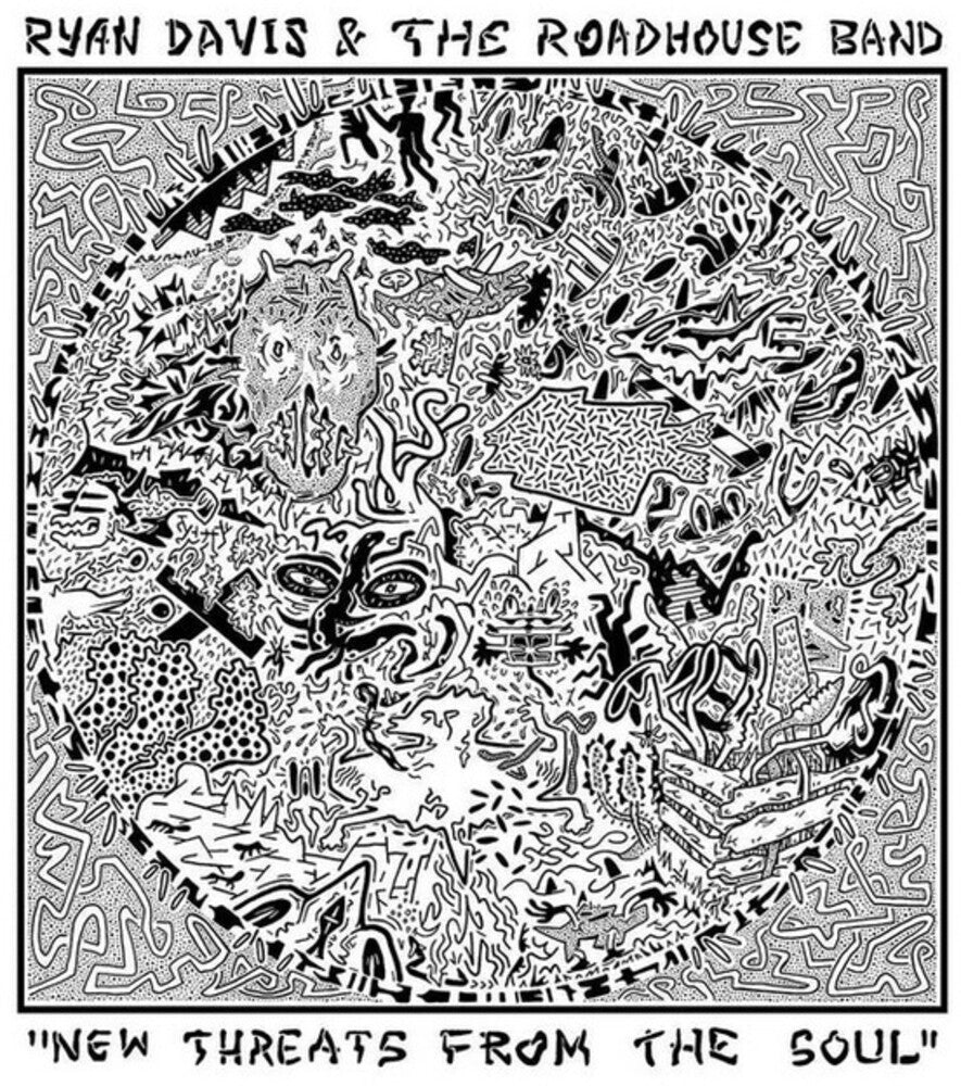 the album cover for Ryan Davis  Band - New Threats From The Soul [Clear Vinyl] (Ltbl)