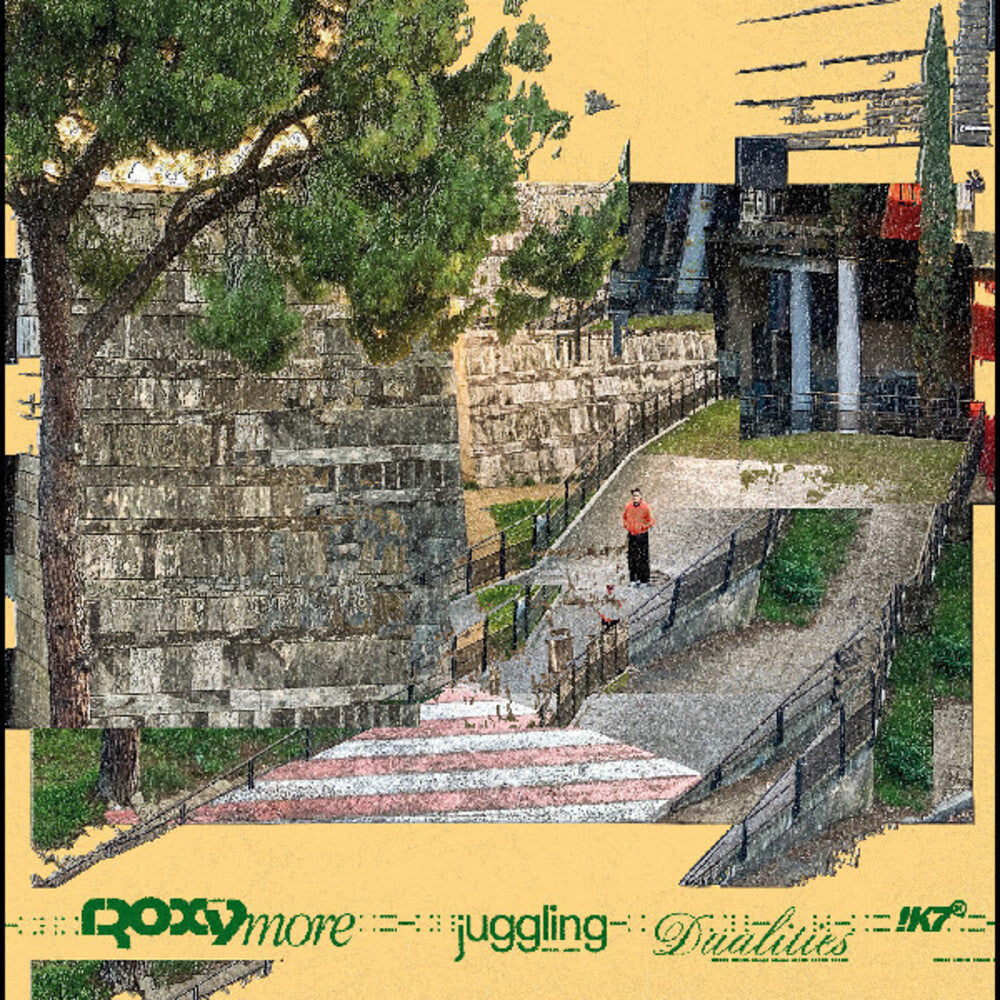 the album cover for rRoxymore - Juggling Dualities (Ecov)