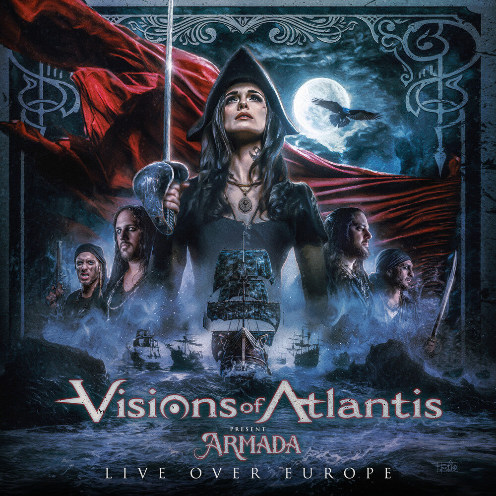 the album cover for Visions Of Atlantis - Armada LIVE Over Europe [Compact Disc]