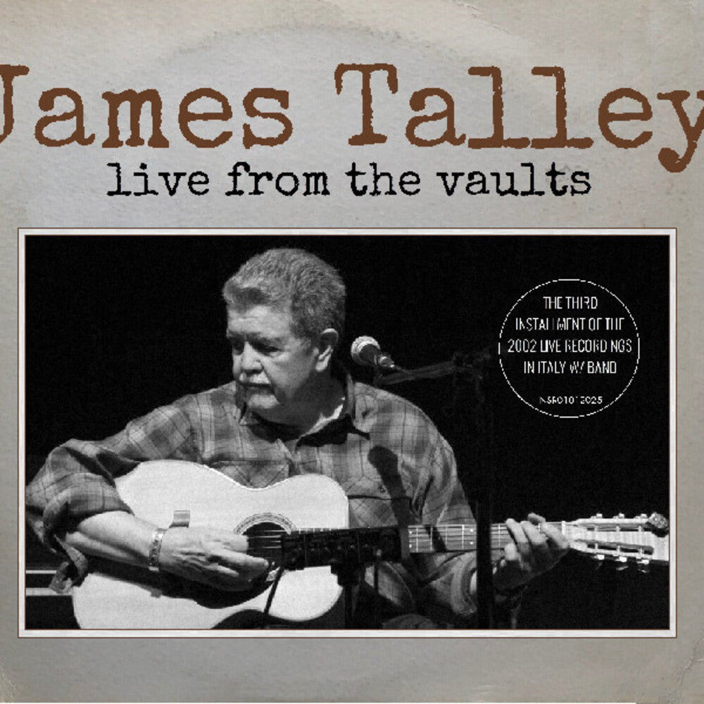 the album cover for James Talley - Live From The Vaults