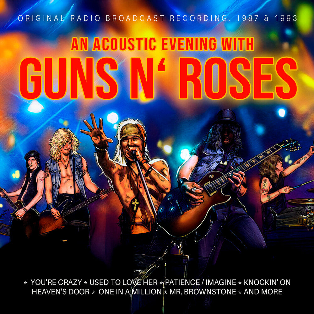 the album cover for Guns N Roses - Acoustic Evening With