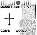 the album cover for Manslaughter 777 - God's World