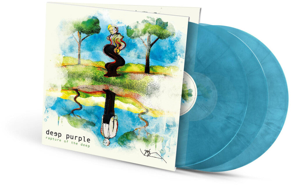 the album cover for Deep Purple - Rapture of the Deep (20th Anniversary Remix) -  [Transparent Sky Blue 3LP]