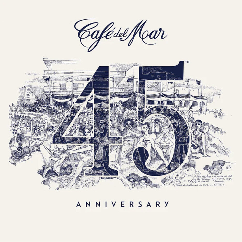 the album cover for Cafe Del Mar: 45th Anniversary / Various (Uk) - Cafe Del Mar: 45th Anniversary / Various (Uk)