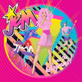 the album cover for Jem And The Holograms - Jem And The Holograms (Deluxe) [Neon Pink Vinyl]