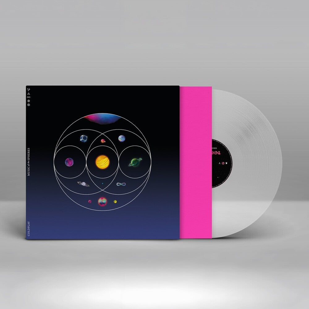 the album cover for Coldplay - Music Of The Spheres [Clear Vinyl]