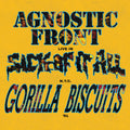 the album cover for Agnostic Front / Gorilla Biscuits / Sick of It All - Live In N.Y.C. '91